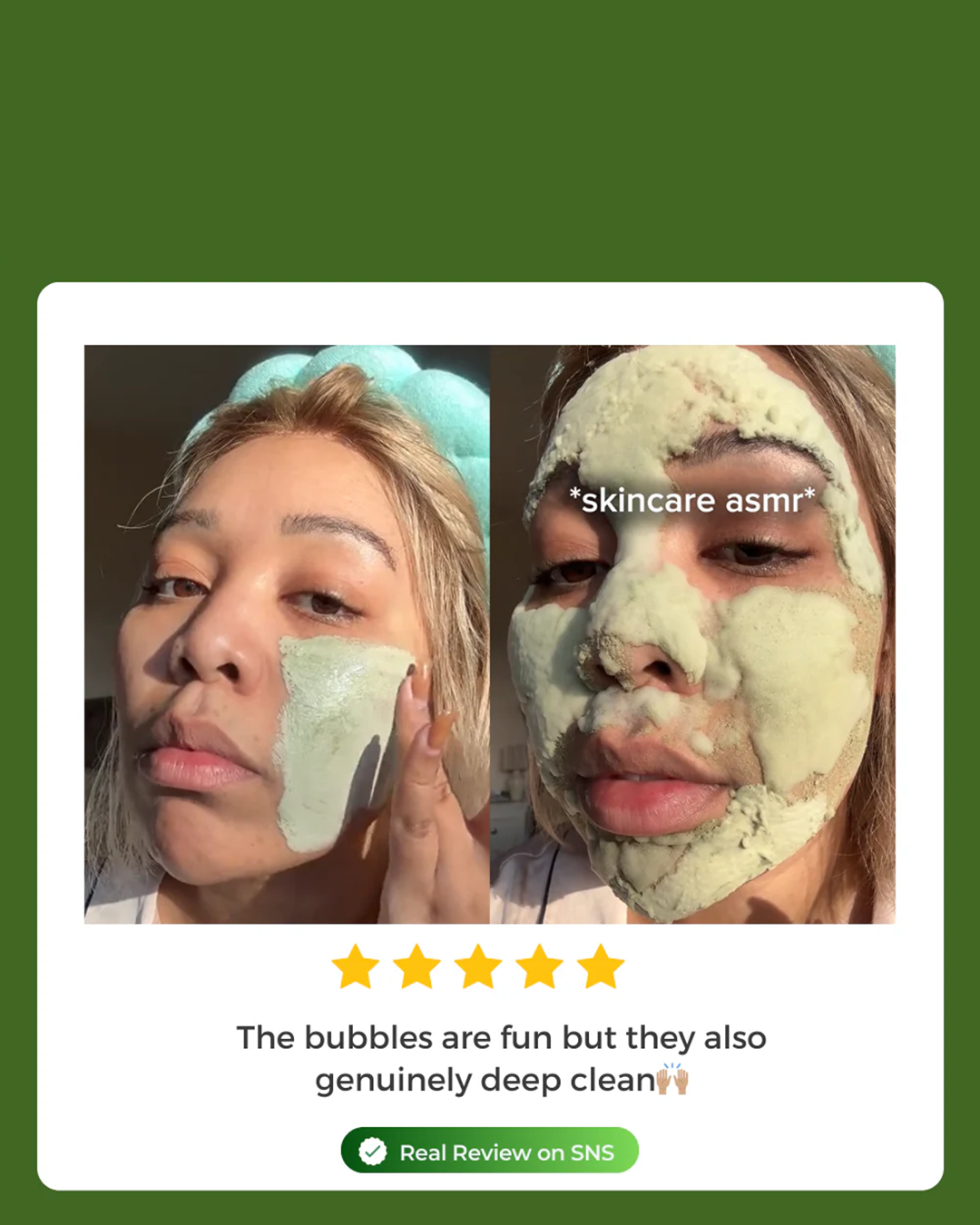Holy Basil Sparkling Bubble Mask Free