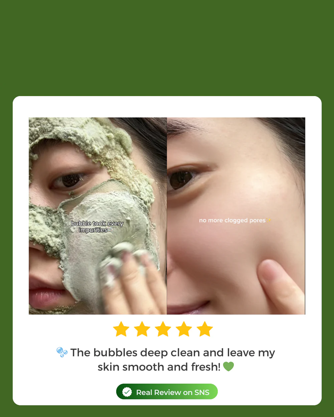 Holy Basil Sparkling Bubble Mask Free